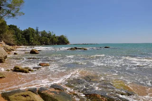 Tanjung Kubong rocky beach